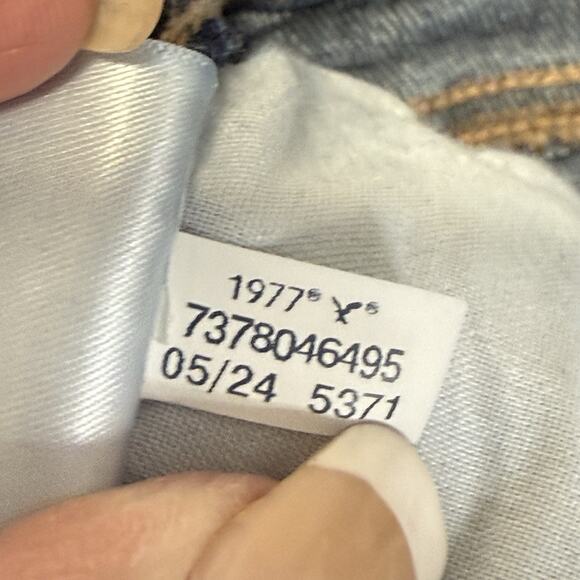 American Eagle Curvy Stovepipe Women’s 6 Long Medium Wash Blue Stretch Denim - Picture 10 of 11